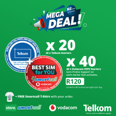 Vodacom VSP2 Starters + Telkom MYSIM Starters